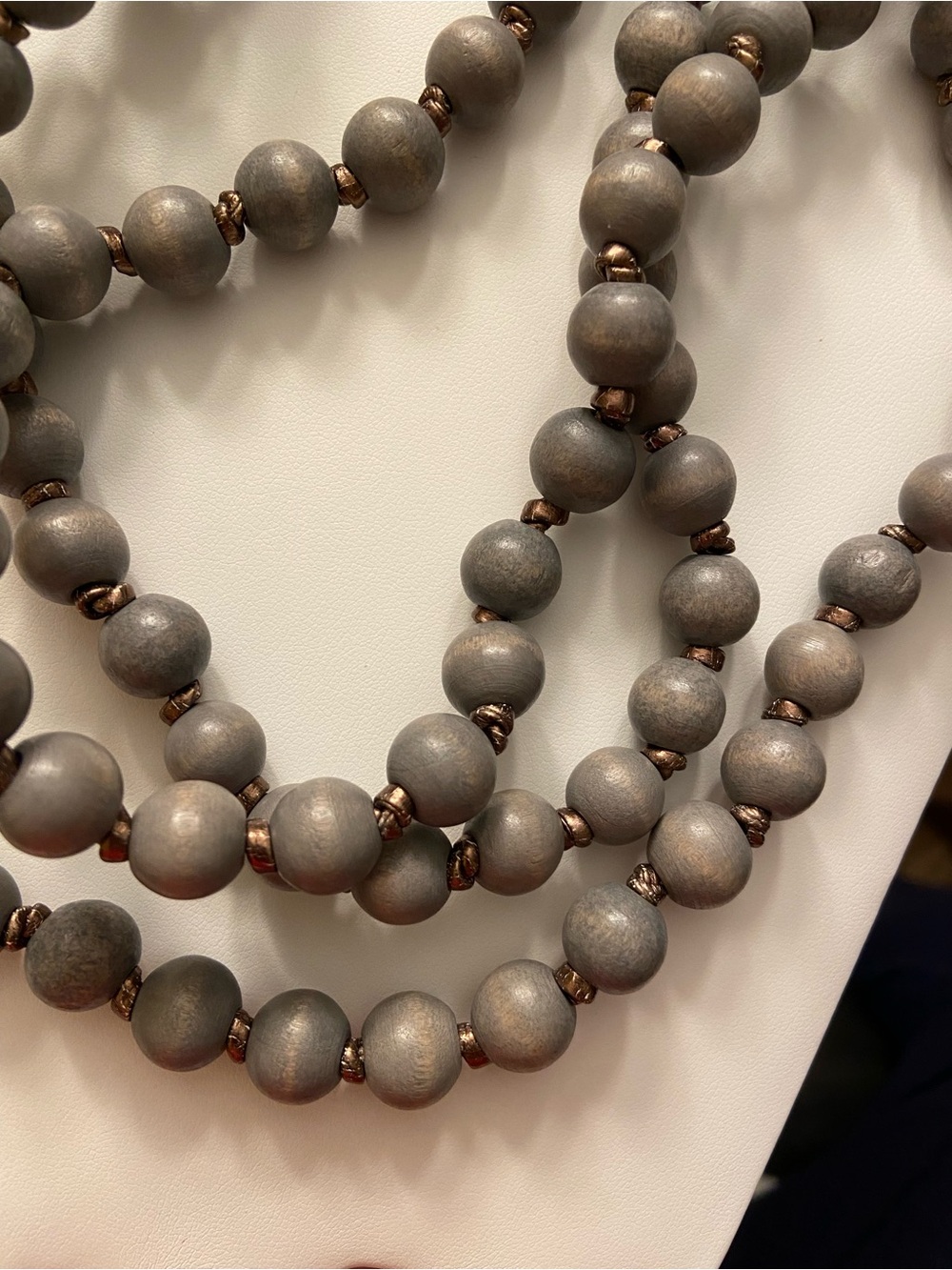Plunder 7 pc bundle Gray Beaded Necklace and Silver & Teal Accent Jewelry - Picture 4 of 9